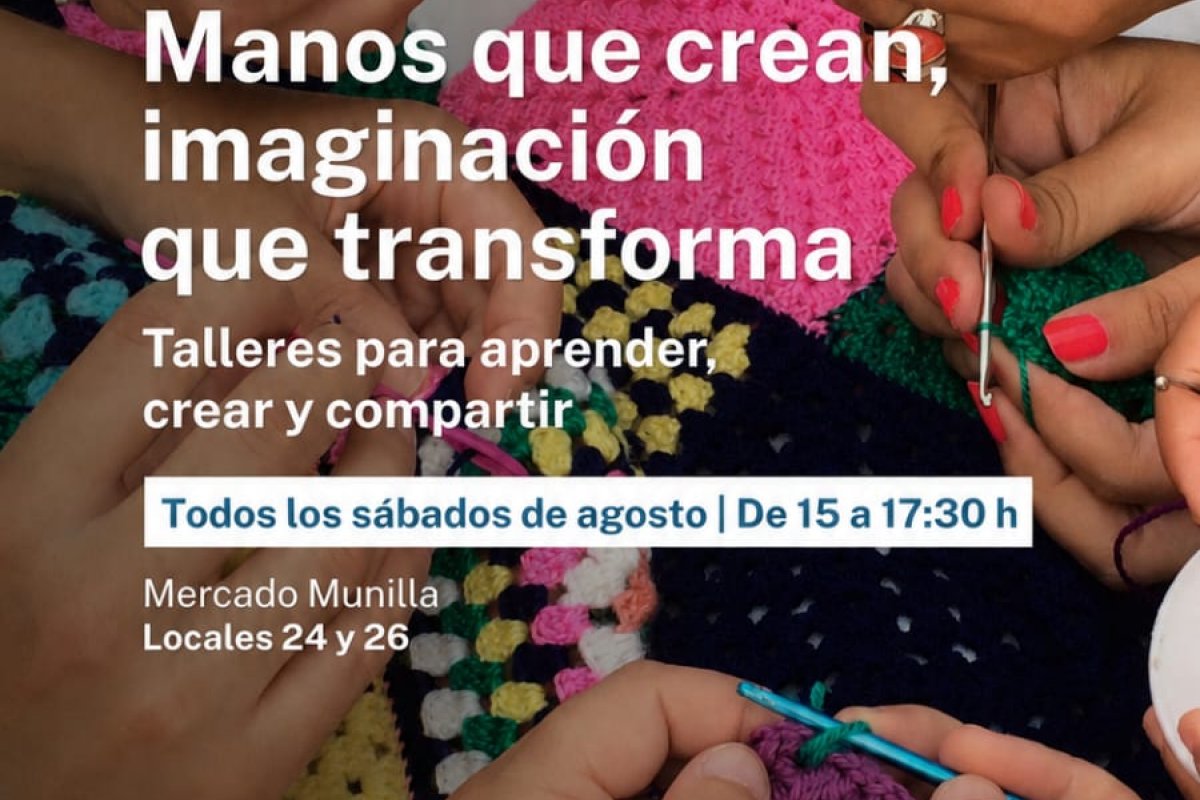 Imagen de Manos que crean en el Mercado Munilla